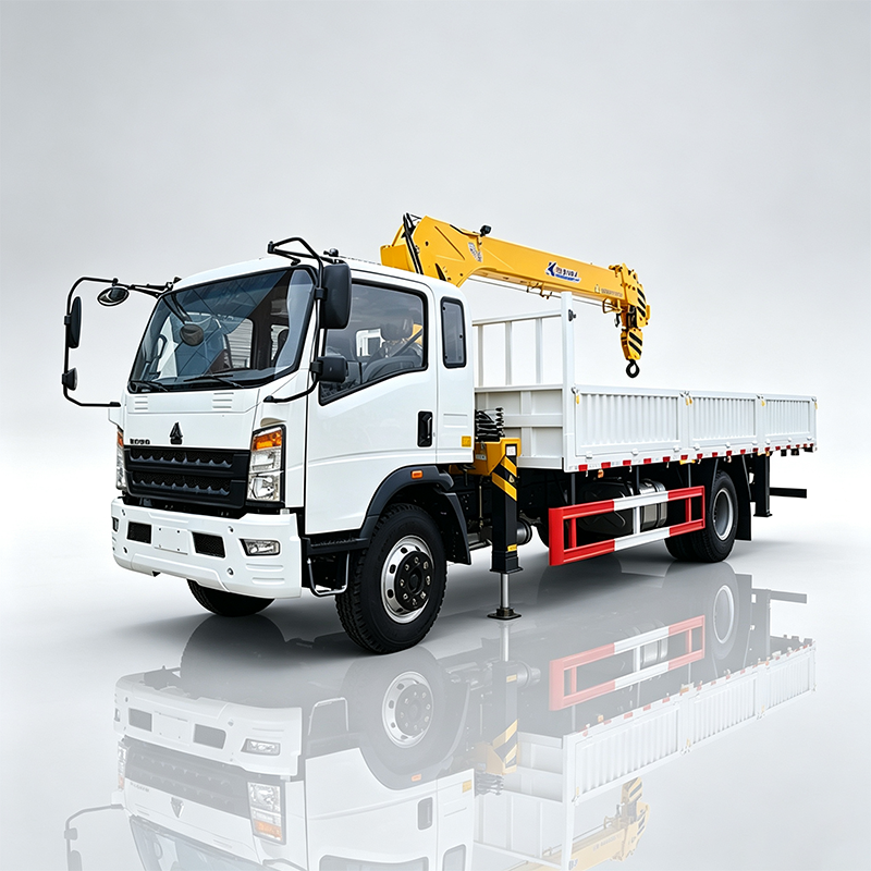 Sinotruk 4x2 HOWO Truck Equipped with a XCMG 5 ton 4-section straight-boom crane,Hubei Jiafeng Automotive Equipment Co., Ltd,Sinotruk 4x2 HOWO Truck Equipped with a XCMG 5 ton 4-section straight-boom crane