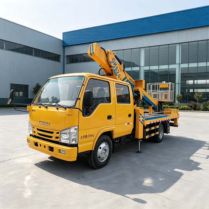 Isuzu 4x2 Double Cab 24-Meter aerial work platform Truck,Hubei Jiafeng Automotive Equipment Co., Ltd,Isuzu 4x2 Double Cab 24-Meter aerial work platform Truck