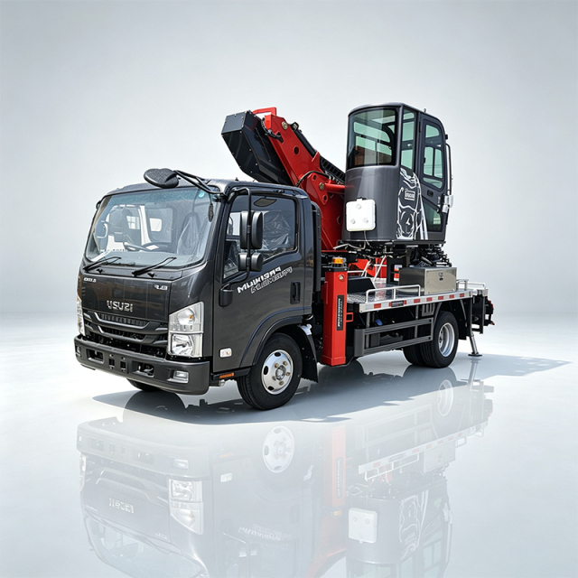 Isuzu 4x2 30-meter Aerial Work Platform Truck with Basket,Hubei Jiafeng Automotive Equipment Co., Ltd,Isuzu 4x2 30-meter Aerial Work Platform Truck with Basket