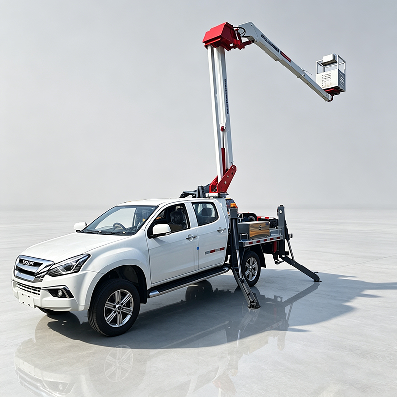Isuzu 4x2 Pickup Truck with 13.5-Meter Aerial Work Platform,Hubei Jiafeng Automotive Equipment Co., Ltd,Isuzu 4x2 Pickup Truck with 13.5-Meter Aerial Work Platform