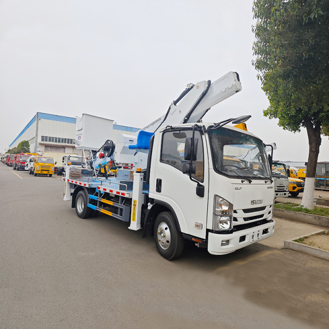 Isuzu 4x2 23-meter Insulated Boom aerial work platform Truck,Hubei Jiafeng Automotive Equipment Co., Ltd,Isuzu 4x2 23-meter Insulated Boom aerial work platform Truck