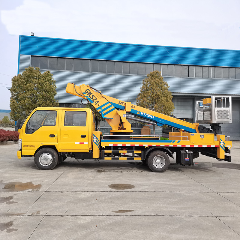 Isuzu 4x2 Double Cab 24-Meter aerial work platform Truck,Hubei Jiafeng Automotive Equipment Co., Ltd,Isuzu 4x2 Double Cab 24-Meter aerial work platform Truck