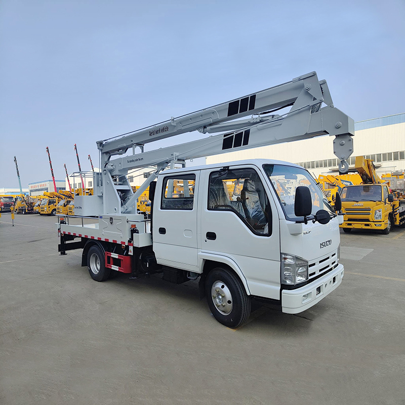 Isuzu 4x2 Double Cab 18-Meter Aerial Work  boom Truck,Hubei Jiafeng Automotive Equipment Co., Ltd,Isuzu 4x2 Double Cab 18-Meter Aerial Work  boom Truck