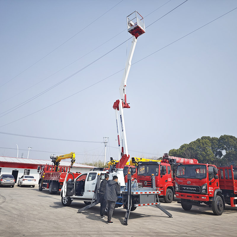 Isuzu 4x2 Pickup Truck with 13.5-Meter Aerial Work Platform,Hubei Jiafeng Automotive Equipment Co., Ltd,Isuzu 4x2 Pickup Truck with 13.5-Meter Aerial Work Platform