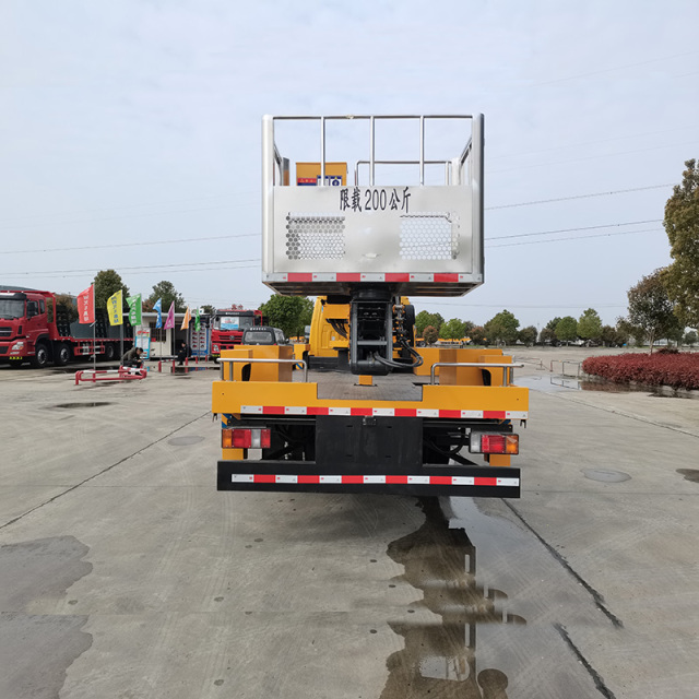 Isuzu 4x2 Double Cab 24-Meter aerial work platform Truck,Hubei Jiafeng Automotive Equipment Co., Ltd,Isuzu 4x2 Double Cab 24-Meter aerial work platform Truck
