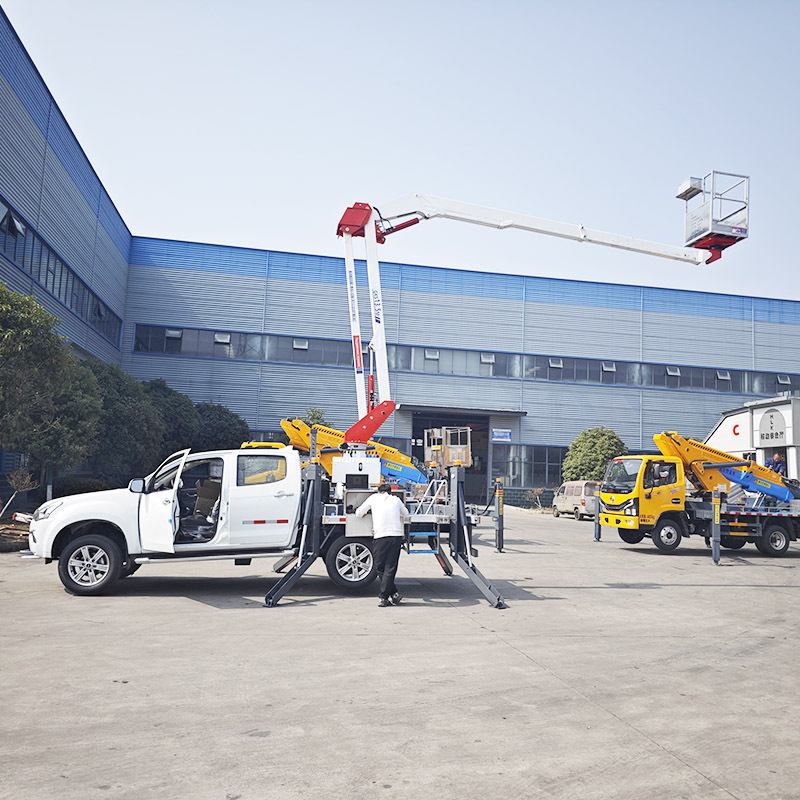 Isuzu 4x2 Pickup Truck with 13.5-Meter Aerial Work Platform,Hubei Jiafeng Automotive Equipment Co., Ltd,Isuzu 4x2 Pickup Truck with 13.5-Meter Aerial Work Platform