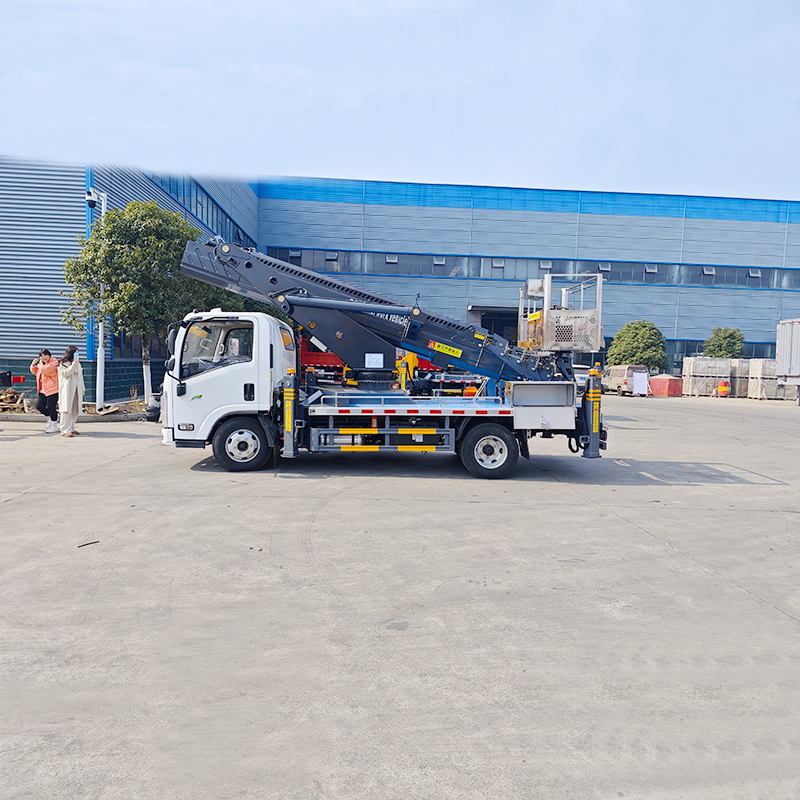 Isuzu 4x2 28-meter Aerial Work Platform boom Truck,Hubei Jiafeng Automotive Equipment Co., Ltd,Isuzu 4x2 28-meter Aerial Work Platform  Truck