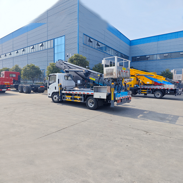 Isuzu 4x2 28-meter Aerial Work Platform boom Truck,Hubei Jiafeng Automotive Equipment Co., Ltd,Isuzu 4x2 28-meter Aerial Work Platform  Truck