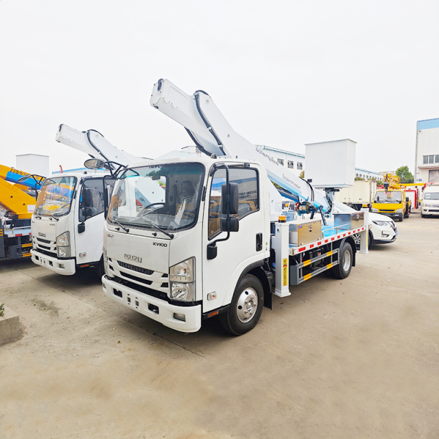 Isuzu 4x2 23-meter Insulated Boom aerial work platform Truck,Hubei Jiafeng Automotive Equipment Co., Ltd,Isuzu 4x2 23-meter Insulated Boom aerial work platform Truck