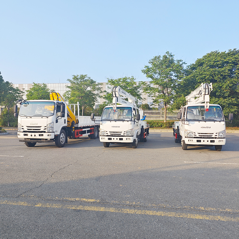 Isuzu 4x2 Double Cab Aerial Work Truck with 14-meter Boom,Hubei Jiafeng Automotive Equipment Co., Ltd,Isuzu 4x2 Double Cab Aerial Work Truck with 14-meter Boom