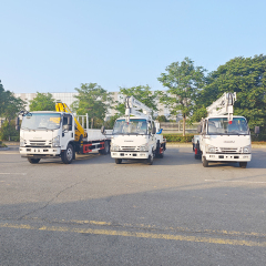 Isuzu 4x2 Double Cab Aerial Work Truck with 14-meter Boom,Hubei Jiafeng Automotive Equipment Co., Ltd,Isuzu 4x2 Double Cab Aerial Work Truck with 14-meter Boom