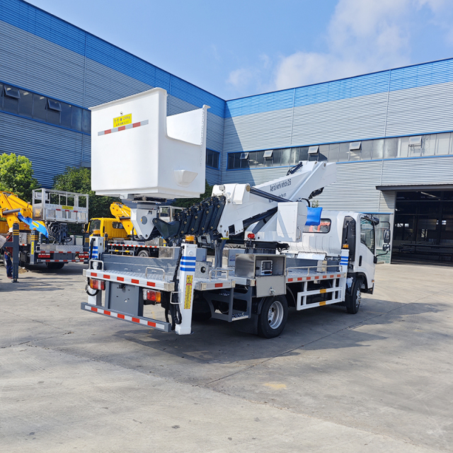 Isuzu 4x2 26-meter Aerial Work Platform truck Equipped with an Insulated Work Basket,Hubei Jiafeng Automotive Equipment Co., Ltd,Isuzu 4x2 26-meter Aerial Work Platform truck Equipped with an Insulated Work Basket