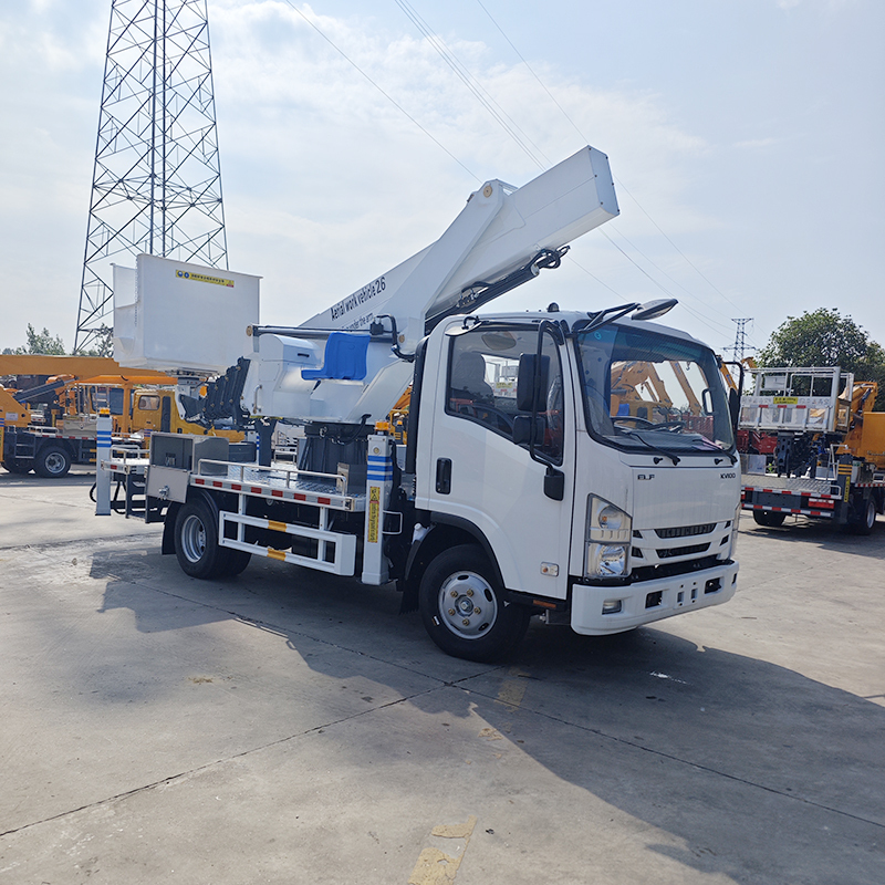 Isuzu 4x2 26-meter Aerial Work Platform truck Equipped with an Insulated Work Basket,Hubei Jiafeng Automotive Equipment Co., Ltd,Isuzu 4x2 26-meter Aerial Work Platform truck Equipped with an Insulated Work Basket