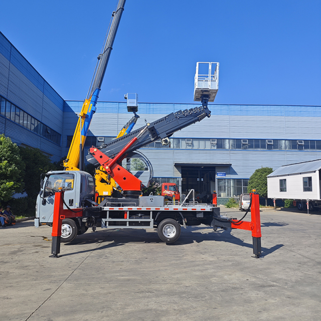 Isuzu 32-meter boom aerial work platform truck,Hubei Jiafeng Automotive Equipment Co., Ltd,Isuzu 32-meter boom aerial work platform truck