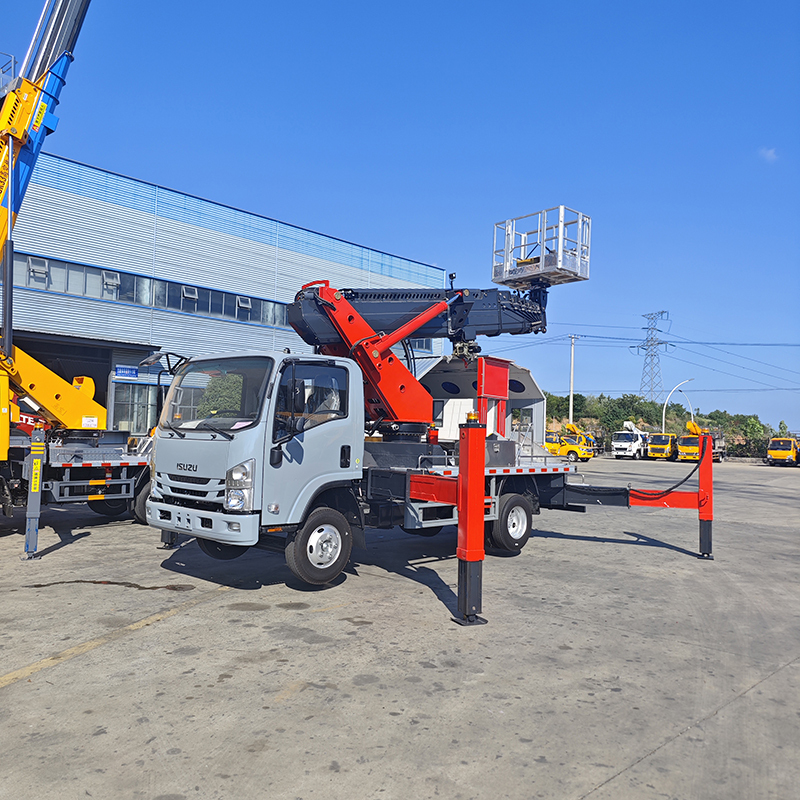 Isuzu 32-meter boom aerial work platform truck,Hubei Jiafeng Automotive Equipment Co., Ltd,Isuzu 32-meter boom aerial work platform truck