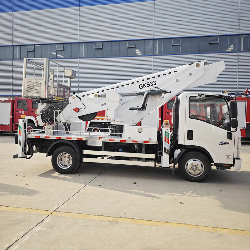 Isuzu 4x2 33-meter Aerial Work Platform boom Truck,Hubei Jiafeng Automotive Equipment Co., Ltd,Isuzu 4x2 33-meter Aerial Work Platform boom Truck
