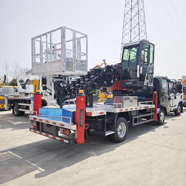 Isuzu 4x2 30-meter Aerial Work Platform Truck with Basket,Hubei Jiafeng Automotive Equipment Co., Ltd,Isuzu 4x2 30-meter Aerial Work Platform Truck with Basket