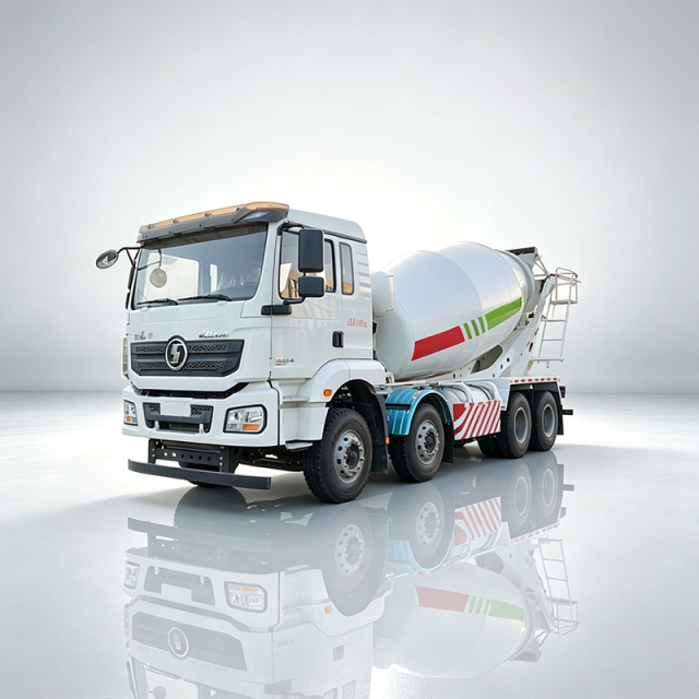 SHACMAN Automobile 8×4 Natural Gas Mixer Truck,Hubei Jiafeng Automotive Equipment Co., Ltd,SHACMAN Automobile 8×4 Natural Gas Mixer Truck