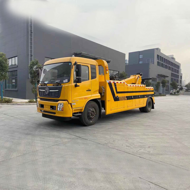 Dongfeng tianjin 4x2 13 Ton Integrated Towing and Recovery Truck,Hubei Jiafeng Automotive Equipment Co., Ltd,Dongfeng tianjin 4x2 13 Ton Integrated Towing and Recovery Truck