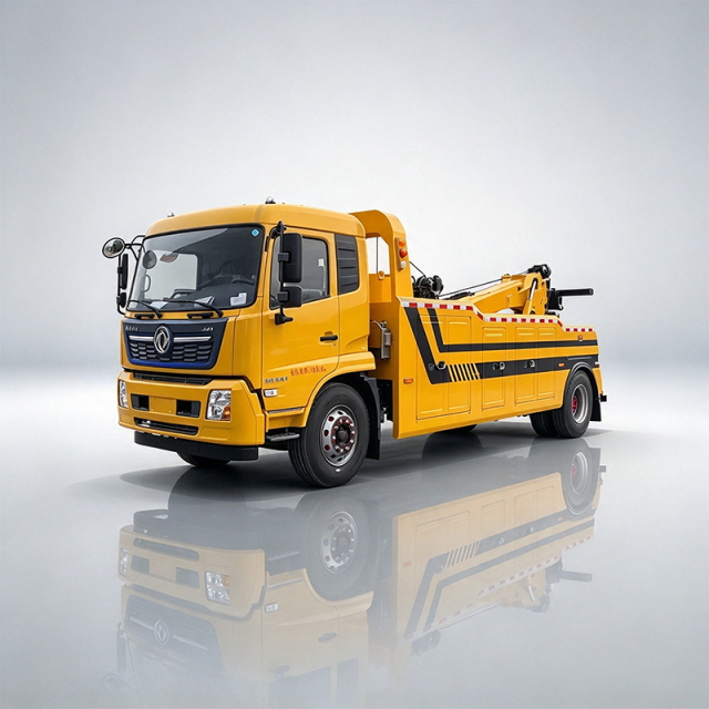 Dongfeng tianjin 4x2 13 Ton Integrated Towing and Recovery Truck,Hubei Jiafeng Automotive Equipment Co., Ltd,Dongfeng tianjin 4x2 13 Ton Integrated Towing and Recovery Truck