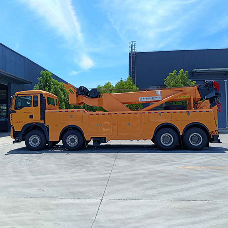 Sinotruk HOWO 8x4 50 Ton Integrated wrecker and Recovery Truck,Hubei Jiafeng Automotive Equipment Co., Ltd,Sinotruk HOWO 8x4 50 Ton Integrated wrecker and Recovery Truck