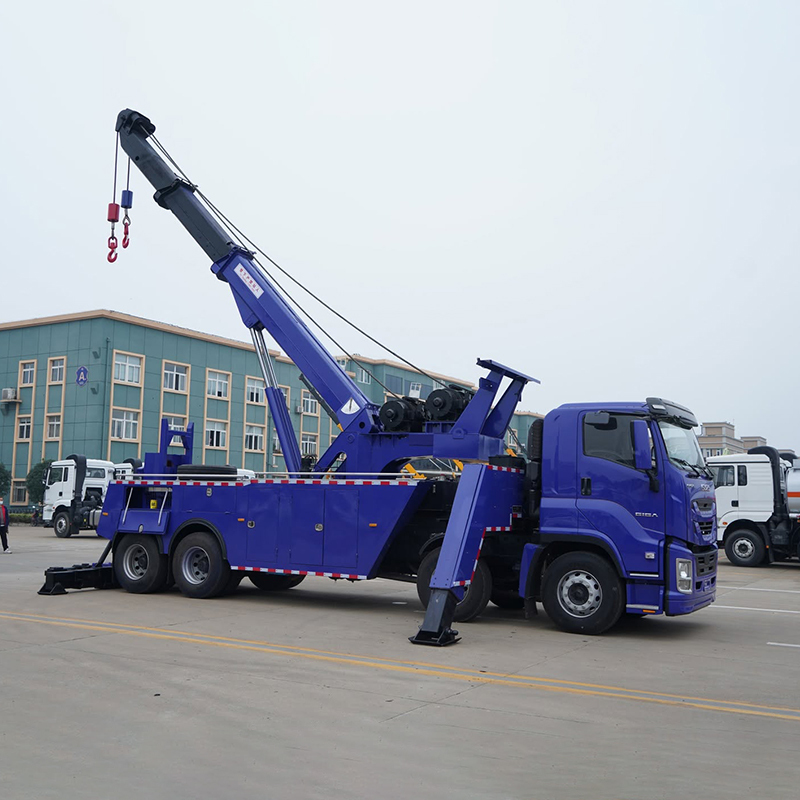 Isuzu  8x4 30 Ton Integrated Towing and Recovery Truck,Hubei Jiafeng Automotive Equipment Co., Ltd,Isuzu  8x4 30 Ton Integrated Towing and Recovery Truck