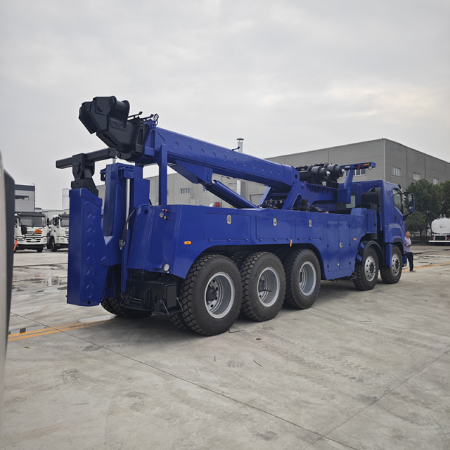 Isuzu  10x6 50-120 Ton Integrated Towing and Recovery Truck,Hubei Jiafeng Automotive Equipment Co., Ltd,Isuzu  10x6 50-120 Ton Integrated Towing and Recovery Truck