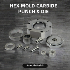 Precision Tungsten Carbide Punch Hex Mold Bolt/wire Drawing Dies Polished Surface Customized OEM Support