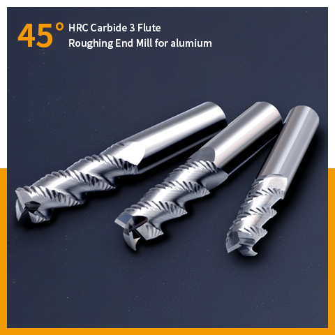 ZZST Tungsten Carbide End Mill HRC 55 CNC Milling Cutting Tools  65 Degree  4-edge Blue Nano Coated End Mills