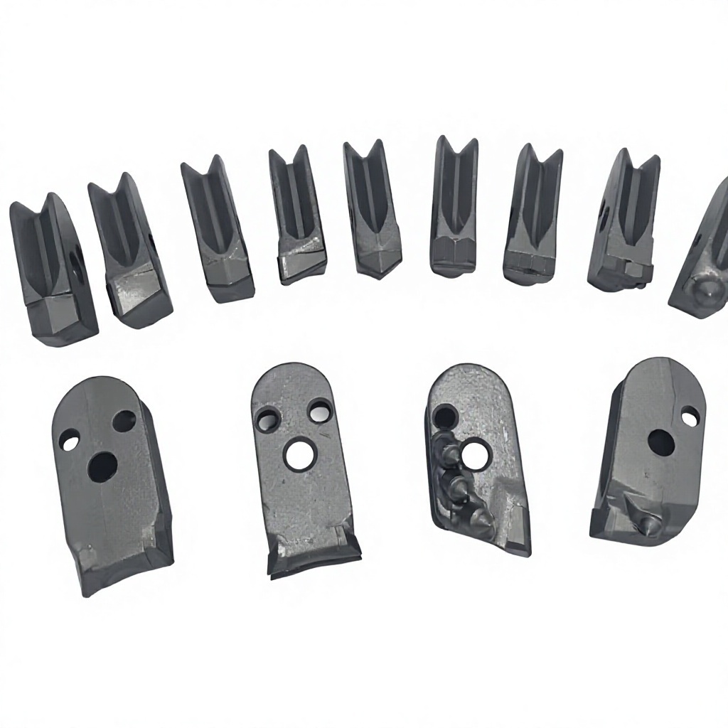 Sharp Flat Bucket Teeth for 18S 35S Excavator Parts 25SRC 35SRC Construction Machinery Parts