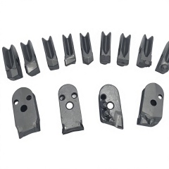 Sharp Flat Bucket Teeth for 18S 35S Excavator Parts 25SRC 35SRC Construction Machinery Parts