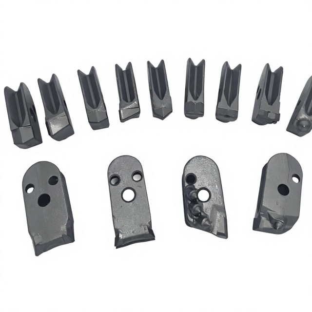 Sharp Flat Bucket Teeth for 18S 35S Excavator Parts 25SRC 35SRC Construction Machinery Parts