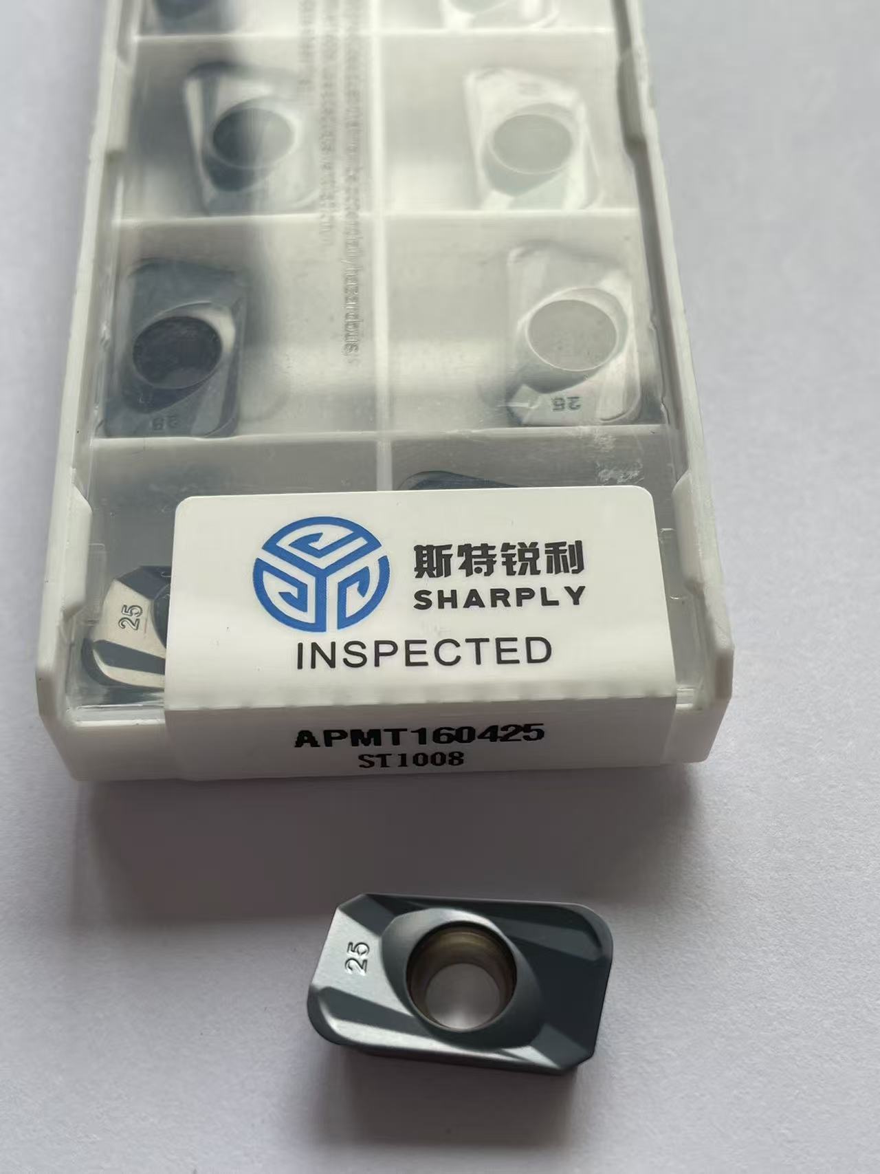 ZZST APMT160425 Carbide Milling Inserts for CNC Face Milling and General Metal Cutting