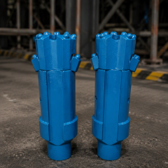 Eccentric Concentric Slide Block DTH Drill Casing System Ring Bits Forged Ore Mining Drilling Rig