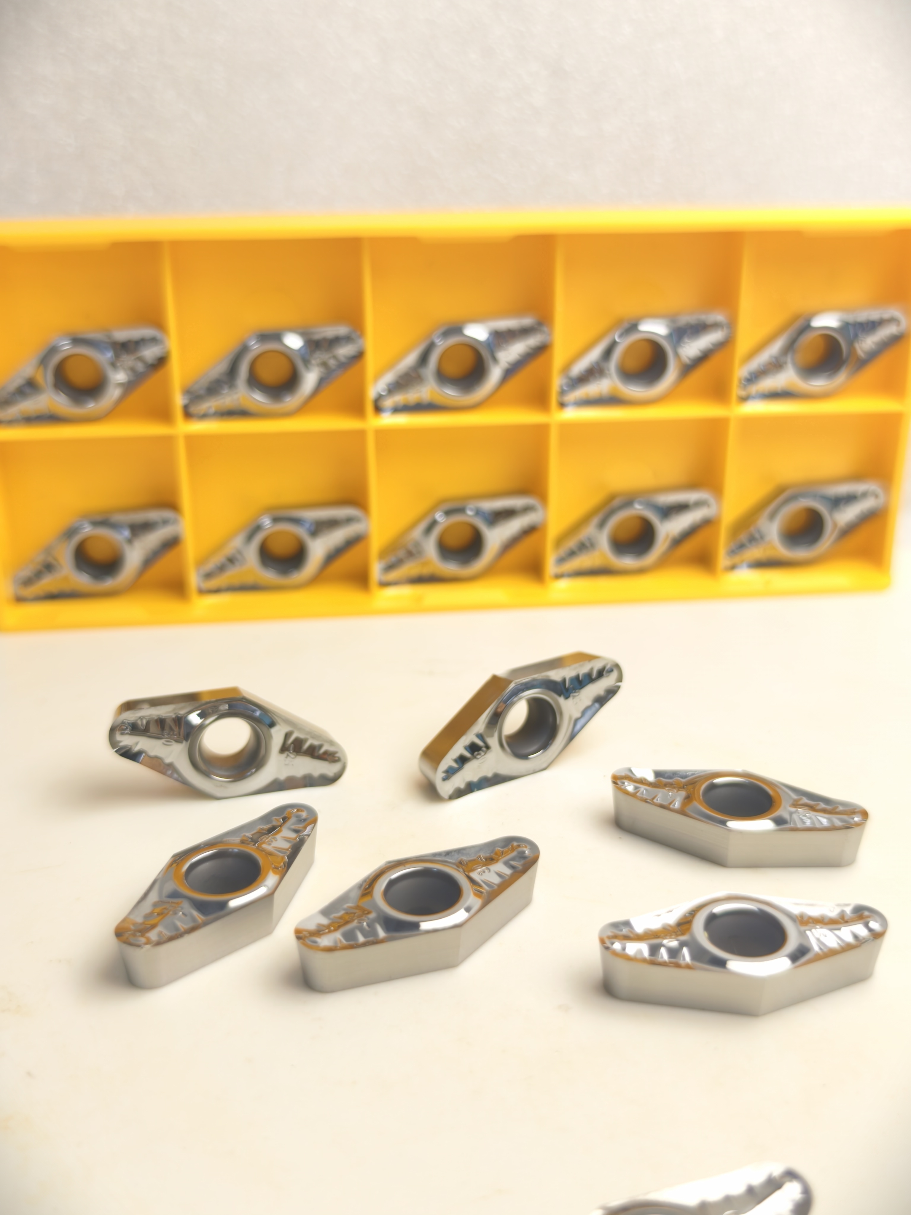 ZZST VCGT220530 Carbide Turning Inserts for Aluminum and Non Ferrous Metal CNC Machining