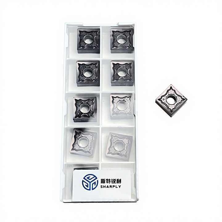 CNMG Tungsten Carbide Inserts 10Pcs CNC Lathe Turning Inserts PVD/CVD Coated HRC65 3-Year Warranty OEM Support