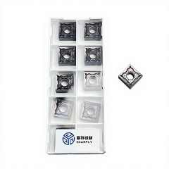 CNMG Tungsten Carbide Inserts 10Pcs CNC Lathe Turning Inserts PVD/CVD Coated HRC65 3-Year Warranty OEM Support