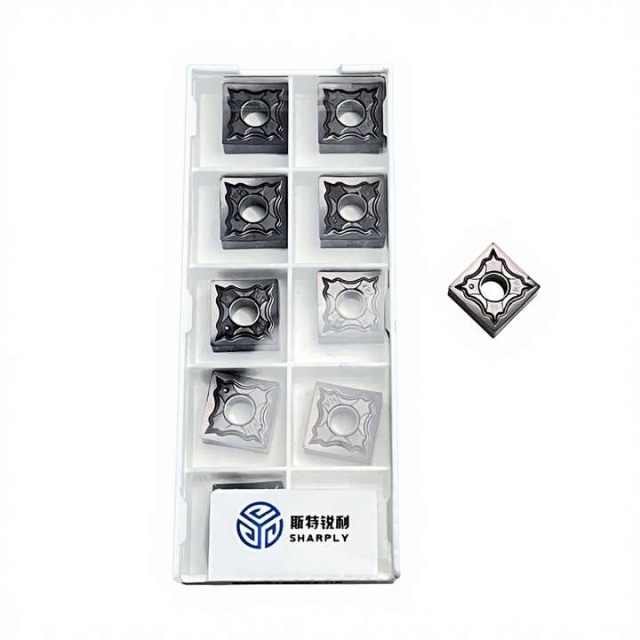 CNMG Tungsten Carbide Inserts 10Pcs CNC Lathe Turning Inserts PVD/CVD Coated HRC65 3-Year Warranty OEM Support