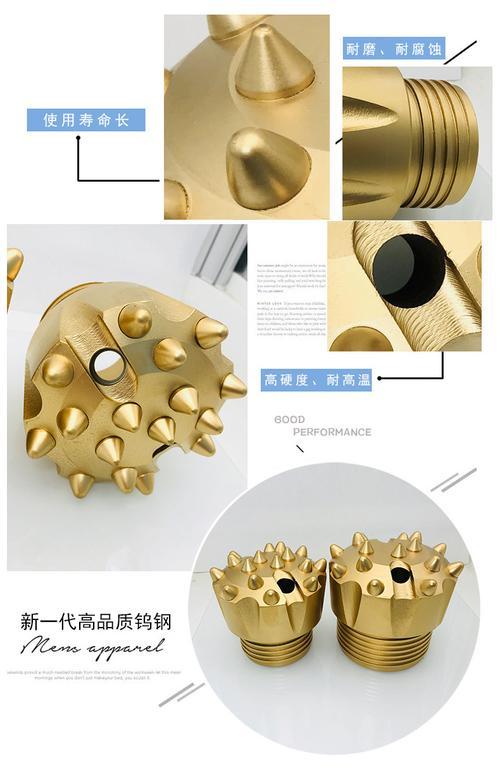 Customizable Tungsten Carbide Rock Drill Bits Taper Button Bit for Mining Drilling & Blasting-OEM Support