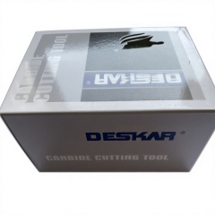 Deskar QCMT10T304-CM  LF6018S Carbide Drill Inserts for U Drill Steel and Stainless Steel Machining