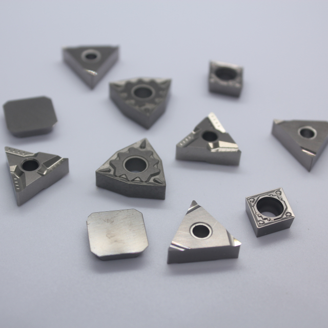 CNC Lathe Machine Tungsten Carbide Turning Insert Customizable Triangle Shaped Cutting Tools Holder