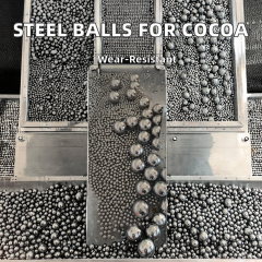 Wear-Resistant Stainless Steel Balls for Cocoa Milling & Crushing Bearing Balls for Cacao Beans