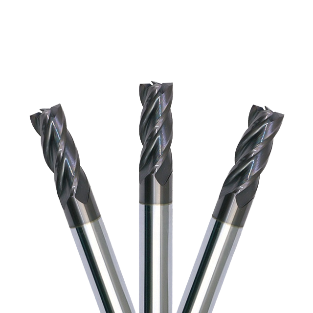 Factory Stock Available CNC Cutting Tools Milling Cutters Solid Carbide End Mills 4 Flutes 4mm 10-Piece Pack ODM OEM