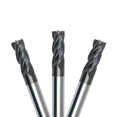 Factory Stock Available CNC Cutting Tools Milling Cutters Solid Carbide End Mills 4 Flutes 4mm 10-Piece Pack ODM OEM