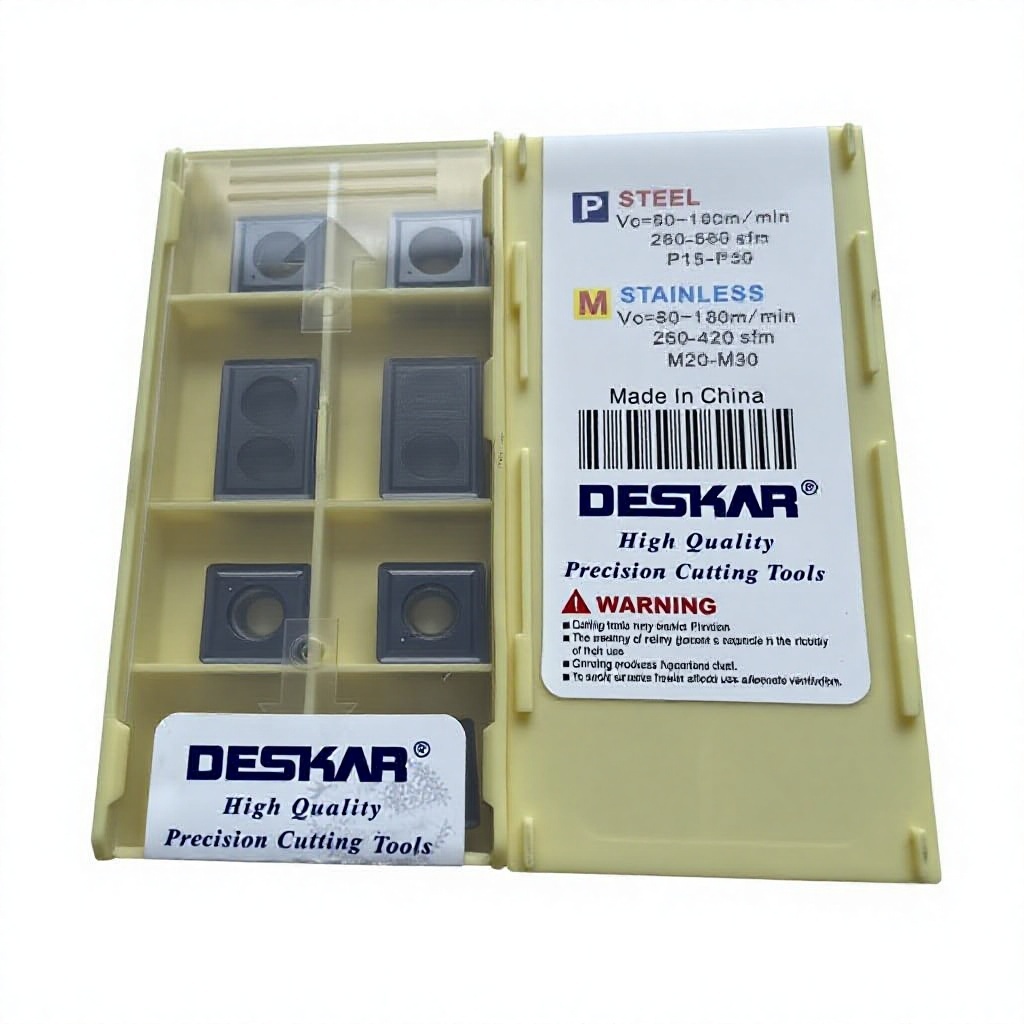 Deskar SPMG060204-TG  LF6018  Carbide Drill Inserts for U Drill CNC Hole Machining  SPMG110408-TG  LF6018