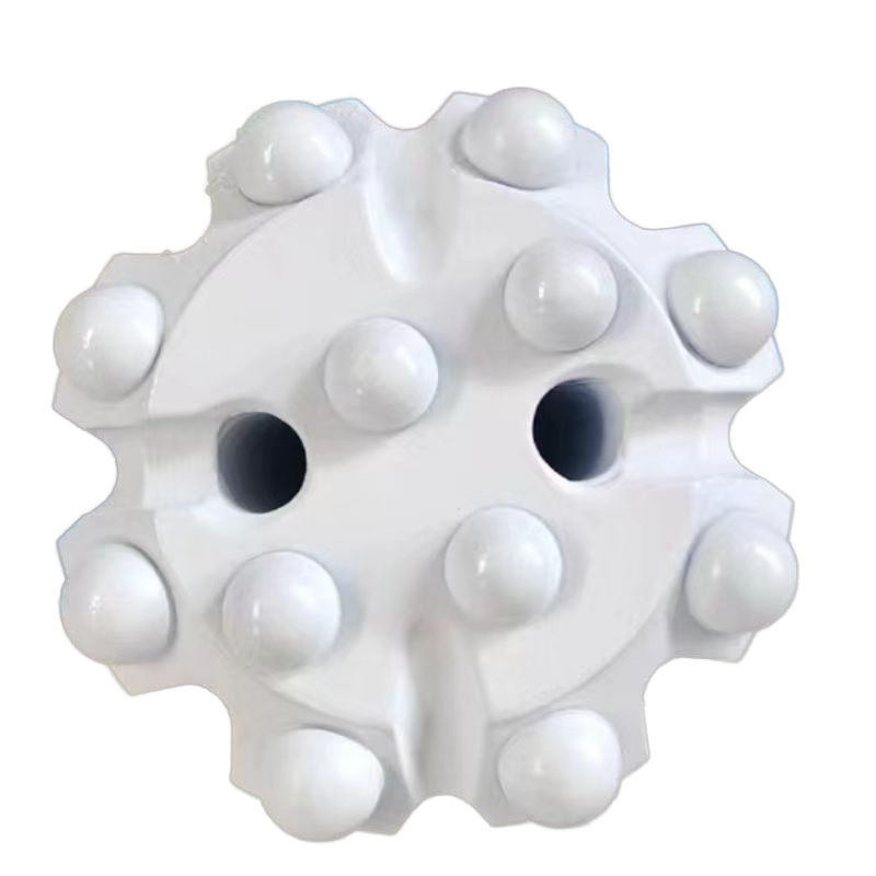 ZZST 127mm TWIZ60 Forged Carbide Drill Bit with Drop Center/Recess Face Thread Retract Button for Ore Mining