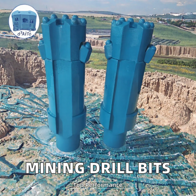 Eccentric Concentric Slide Block DTH Drill Casing System Ring Bits Forged Ore Mining Drilling Rig