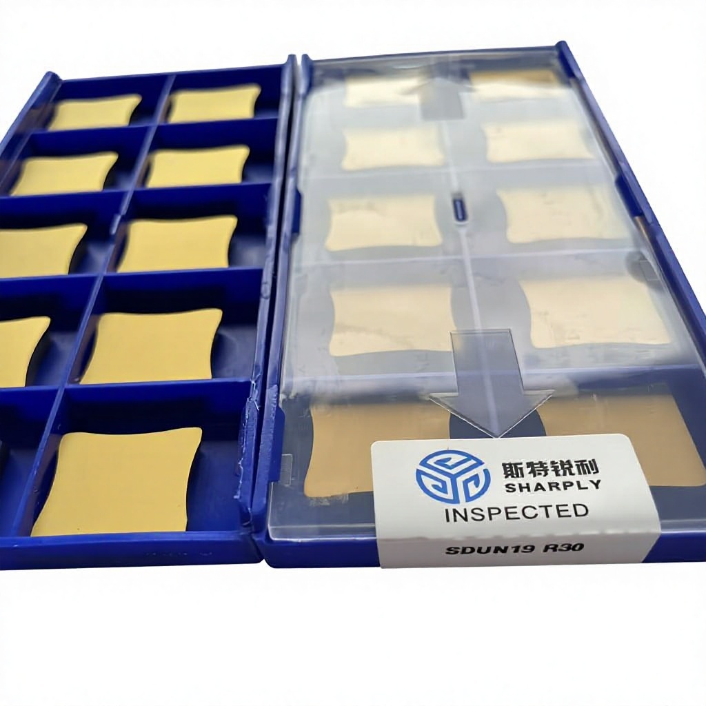 ZZST SDUN190416 Series Carbide Deburring Inserts R00 R15 R90 for Tube and Pipe SDUN 19 OD Scarfing Tools Tube Scarfing Inserts