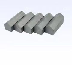 Alloy Tungsten Carbide Drill Bit Tips Custom Size ISO 9001:2000 Certified Silvery Grey Polished/Sand Blasted Surface