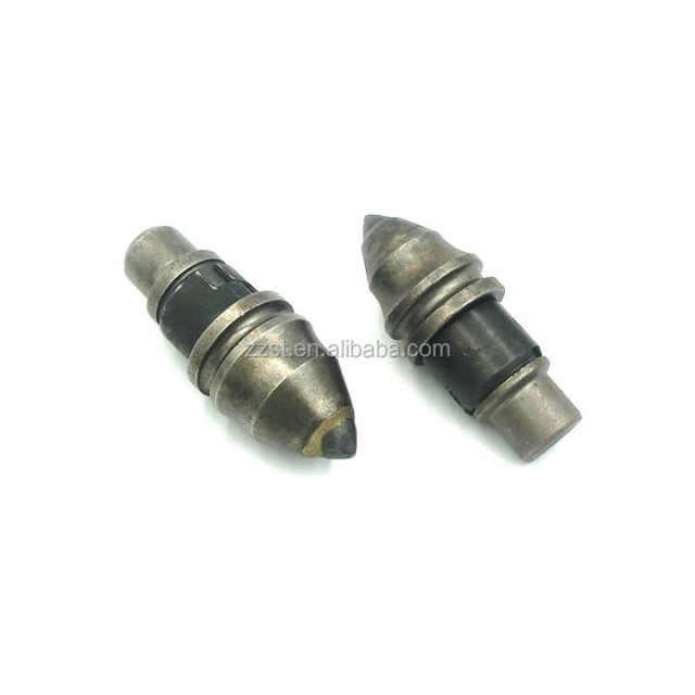 Tungsten Carbide Rotary Drilling Picks  Round Shank Cutter Bit  Bullet Teeth with Carbide Wear Parts